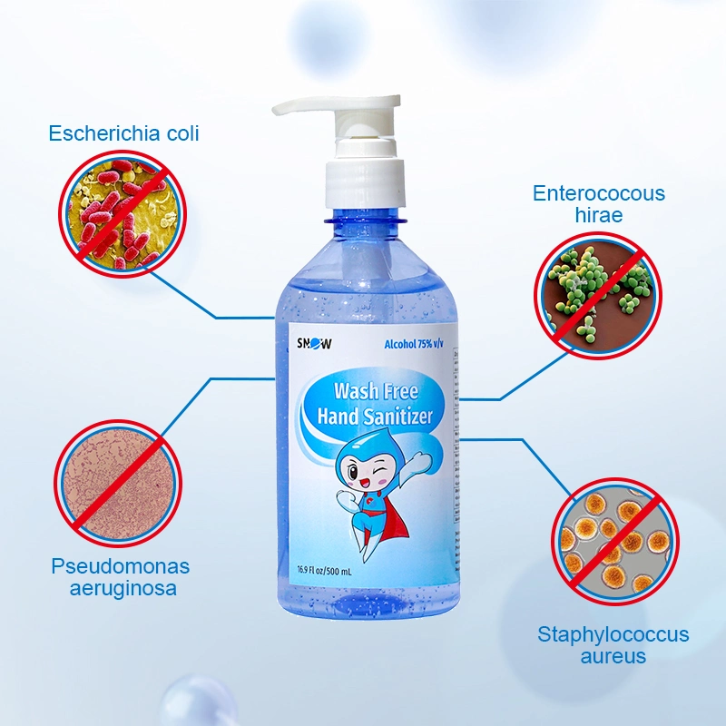 Healthcare Anti-Bacterial Food Grade 75% Alcohol Hand Hygiene Sanitizer Gel Rub