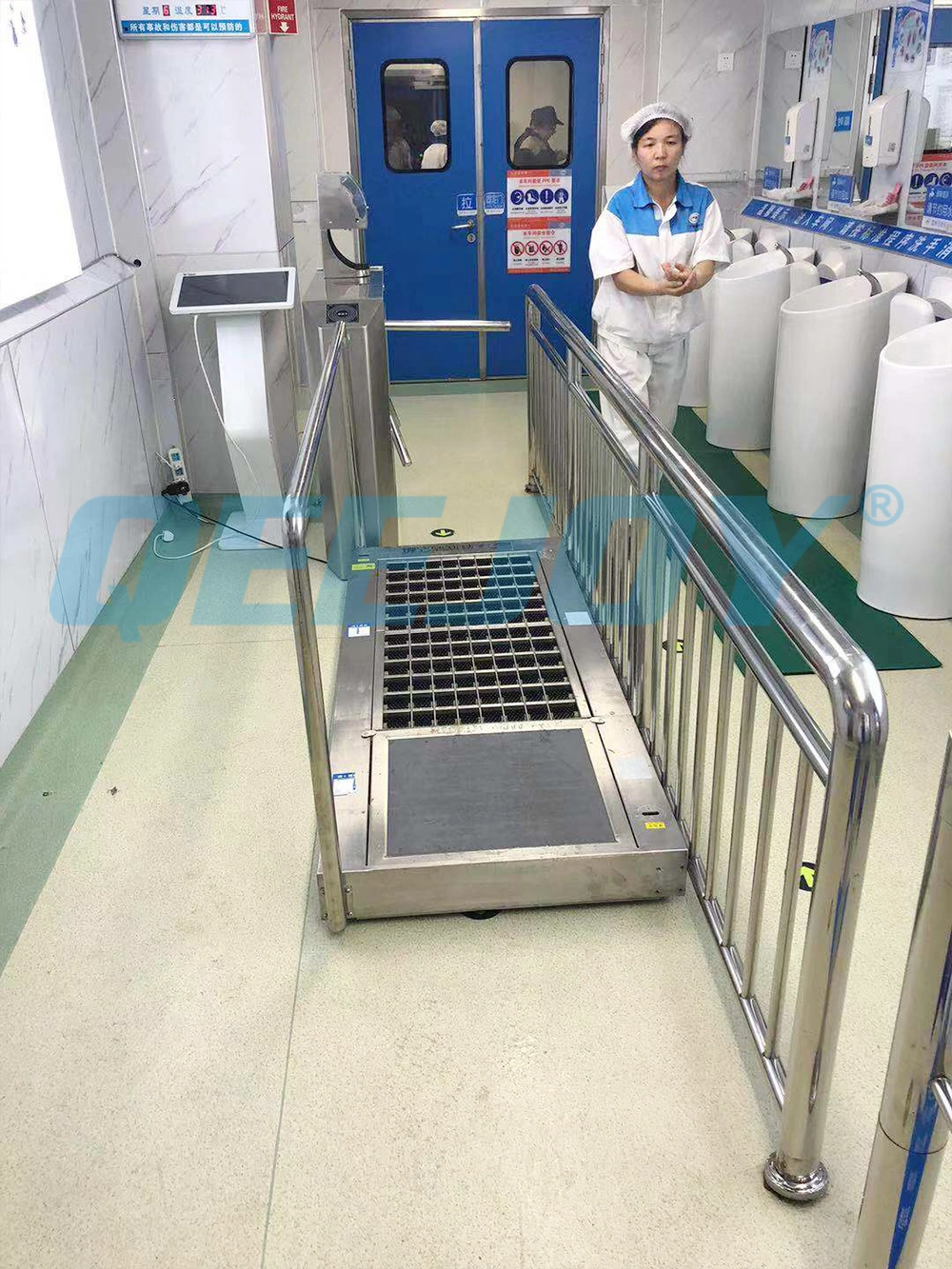 Slemon Entrance Cleaning System Sole Cleaner RW18 Washing Safety Shoes Make Your Factory More Clean