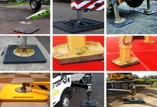 UHMWPE/HDPE Jack Pad/Crane Pad/Wear Resistant UHMWPE Crane Leg Support Pads/High Strength Portable HDPE Crane Outrigger Pads