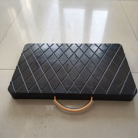 Almohadillas estabilizadoras de UHMWPE de alta calidad con almohadillas de material reciclado/puro/de alta presión/Almohadillas estabilizadoras de grúa UHMWPE de diferentes colores/UHMWPE/HDPE Jack Pad/Grúa Pad