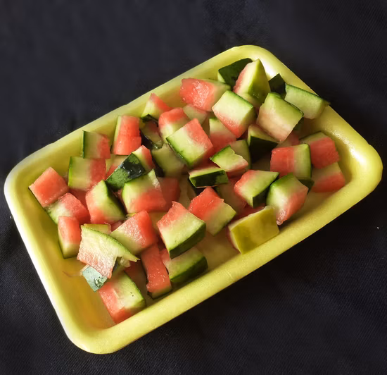 Almohadilla desechable para empaque de carne con color blanco