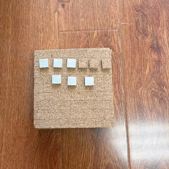 Almohadillas de corcho de vidrio aislante para el transporte de vidrio Material de fabricación de vidrio