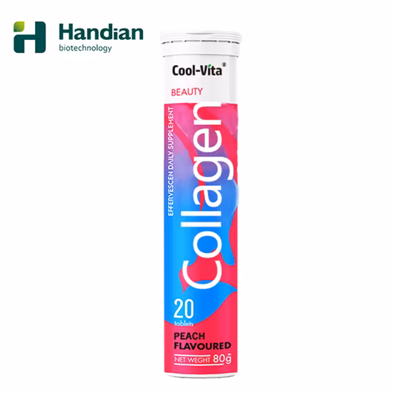 Suplemento de bebida para el cuidado de la salud, píldoras para blanquear la piel, tableta efervescente de colágeno y vitamina de belleza para mujeres